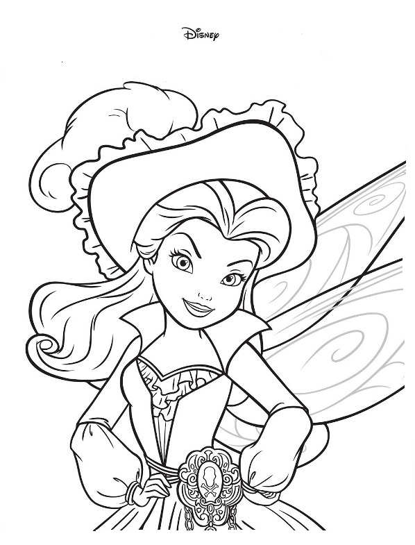 Tinkerbell en de piraten kleurplaten